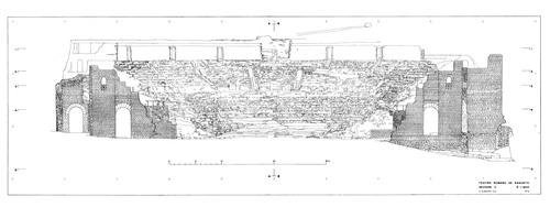 Sección C del Teatro romano de Sagunto