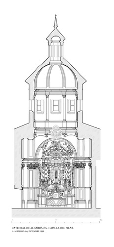 Catedral de Albarracín (Teruel) - Sección de la capilla del Pilar