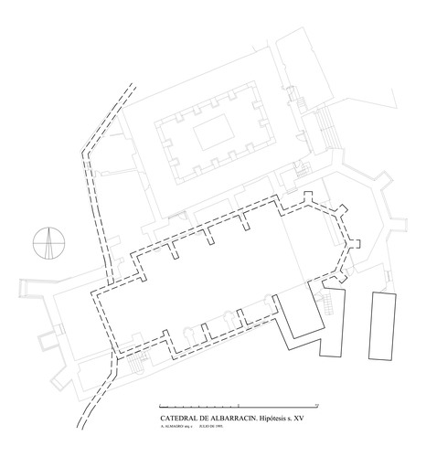 Catedral de Albarracín (Teruel) - Hipótesis primera iglesia