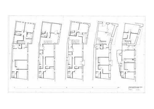 Viviendas en c/ Santa María. Plantas reformado