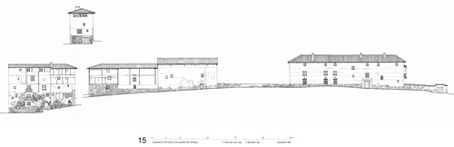 Alzados de la calle de Santa María - Conjunto histórico de Albarracín (Teruel)