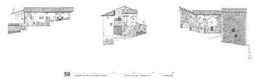 Alzados junto al Portal de Molina - Conjunto histórico de Albarracín (Teruel)