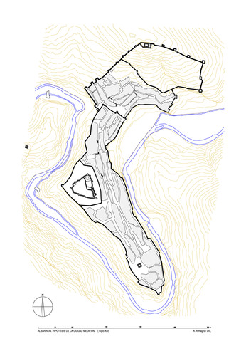 Albarracín en el siglo XIV (hipótesis)