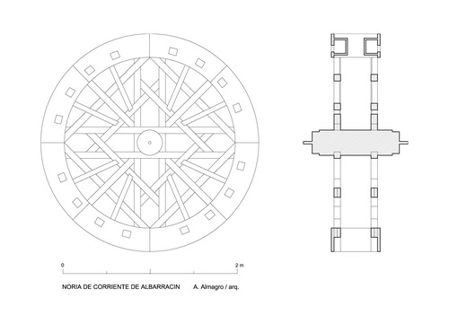 Noria de tradición islámica de las inmediaciones de Albarracín (Teruel)