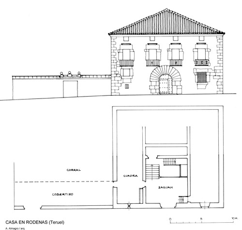Casona en el pueblo de Ródenas (Teruel)