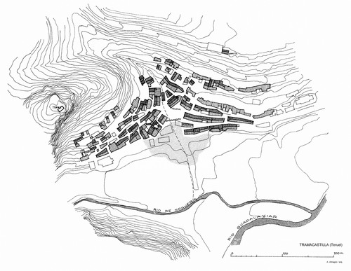 Planta del pueblo de Tramacastilla (Teruel)