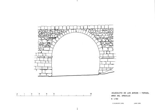 Arco del Arquillo del acueducto de los Arcos de Teruel