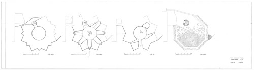 Plantas de la torre de Ambeles de Teruel. Estado restaurado