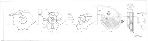 Plantas de la torre de Ambeles de Teruel. Detalles constructivos de restauración