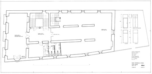 Planta segunda de la Casa de la Comunidad de Teruel. Estado restaurado