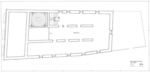Planta tercera de la Casa de la Comunidad de Teruel. Estado restaurado