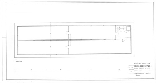 Planta primera del Archivo Histórico Provincial de Teruel