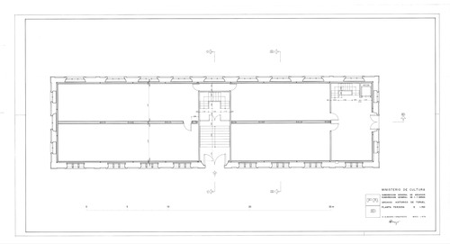 Planta tercera (baja) del Archivo Histórico Provincial de Teruel