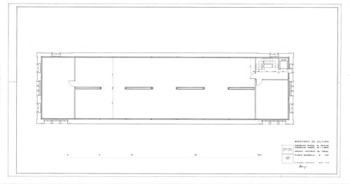 Planta buhardilla del Archivo Histórico Provincial de Teruel