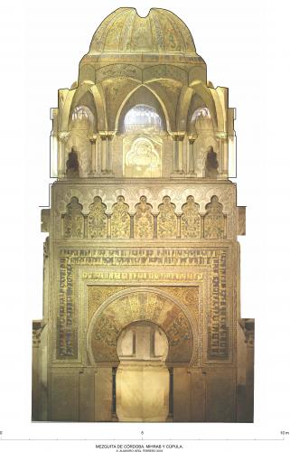 Mezquita de Córdoba - Alzado mihrab