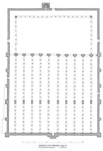 Mezquita de Córdoba - Planta mezquita Abd al-Rahman II