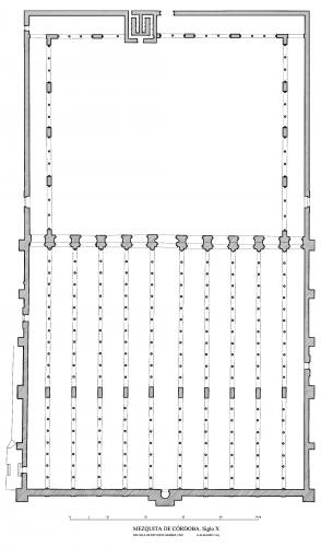 Mezquita de Córdoba - Planta mezquita Abd al-Rahman III