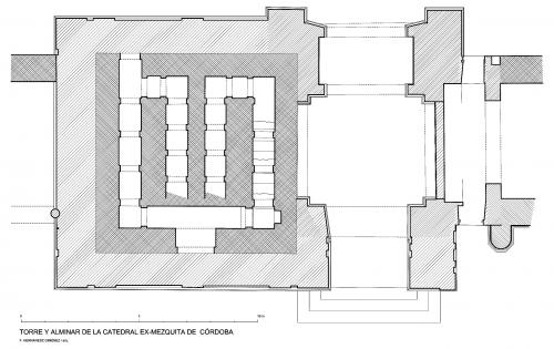 Mezquita de Córdoba - Planta actual de la torre