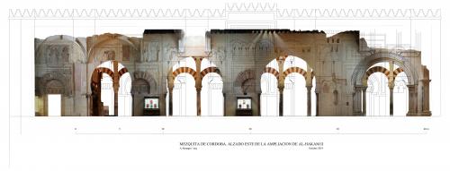 Mezquita de Córdoba - Alzado este al-Hakam