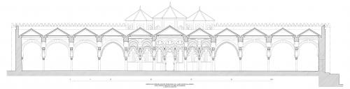 Mezquita de Córdoba - Sección transversal hipótesis al-Hakam