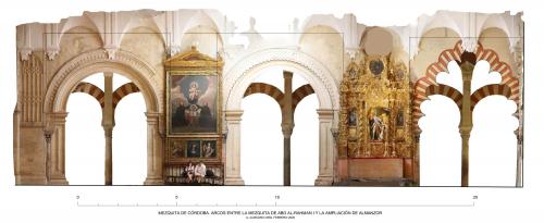 Mezquita de Córdoba - Arcos entre Abd al-Rahman I y Almanzor