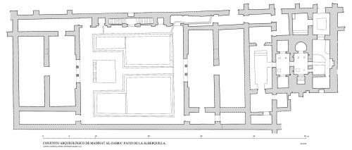 Madinat Al-Zahra (Córdoba) - Alberca. Planta