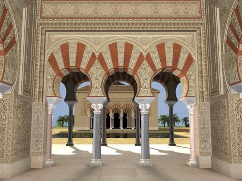 Madinat al-Zahra (Córdoba) - Entradaal Maylis al-Sarqi desde la nave central