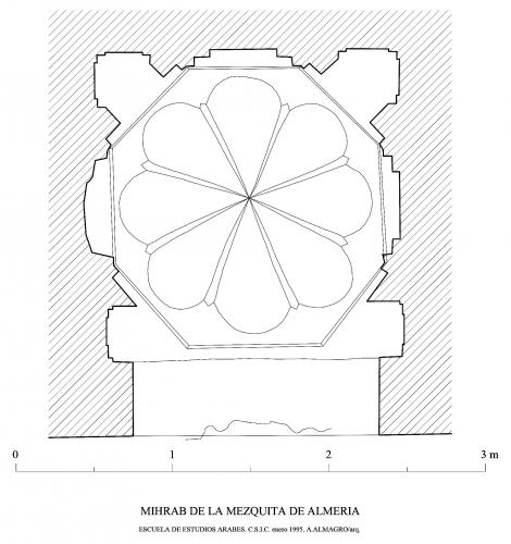 Mezquita de Almería - Planta mihrab