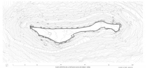 Castillo de Gormaz (Soria) - Planta hipótesis