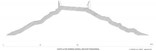 Castillo de Gormaz (Soria) - Sección