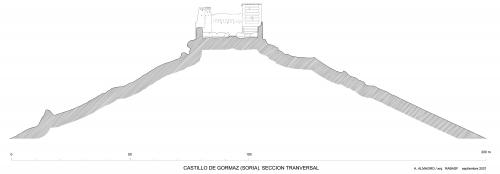 Castillo de Gormaz (Soria) - Sección