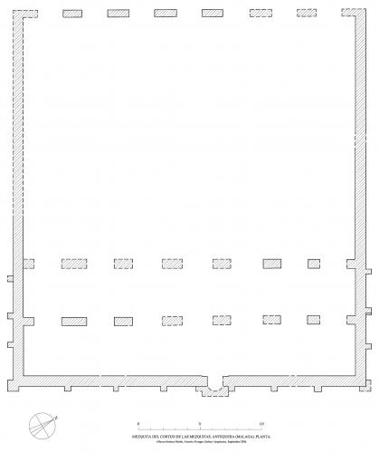 Cortijo de la Mezquita (Antequera) - Planta hipótesis