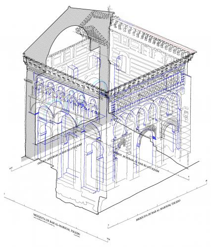 Mezquita de Bab Mardum (Toledo) - Volumetría