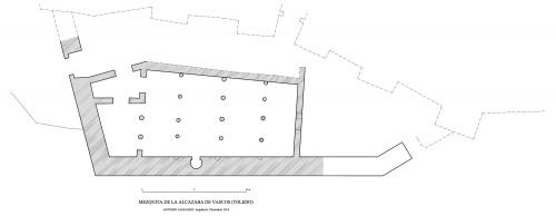 Mezquita de Vascos de Navalmoralejo (Toledo) - Planta mezquita