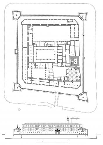 La Aljafería de Zaragoza - Hipótesis siglo XVIII