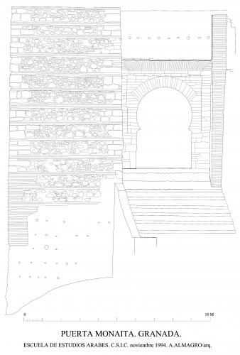 Puerta monaita (Granada) - Alzado