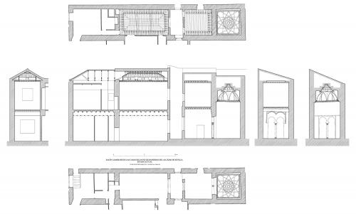 Alcázar taifa (Sevilla) - Casa 7 salón actual