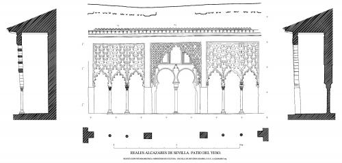 Alcázar de Sevilla - Cuarto del Yeso Alzado