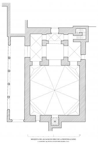 Mezquita del Alcázar de Jerez (Cádiz) - Planta