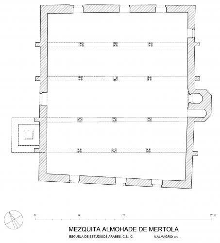 Mezquita de Mértola (Portugal) - Planta hipótesis