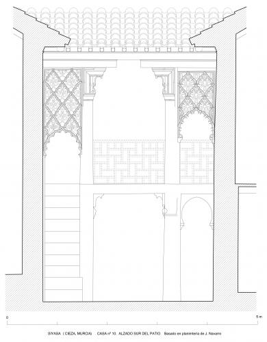 Siyasa (Cieza, Murcia) - Alzado pórtico casa nº 10