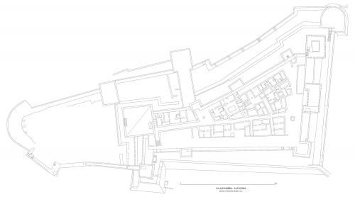 Alhambra de Granada - Planta Alcazaba