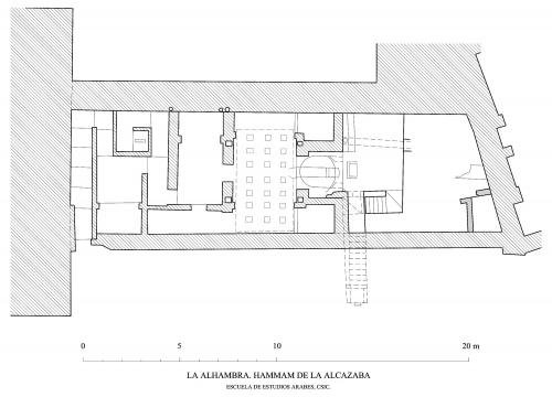 Alhambra de Granada - Baño de la Alcazaba