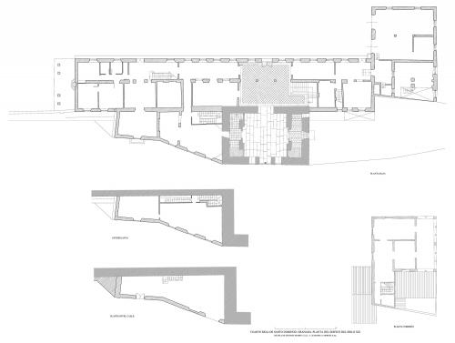 Cuarto Real de Santo Domingo (Granada) - Plantas inferiores edificio s. XIX