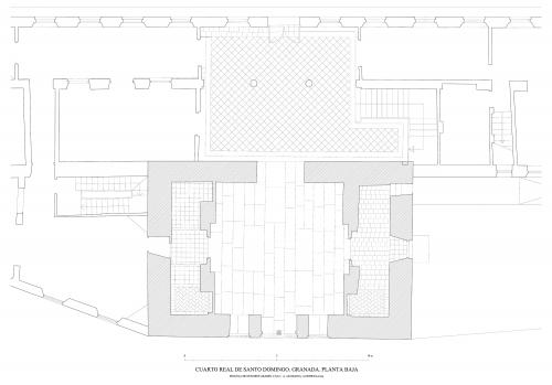 Cuarto Real de Santo Domingo (Granada) - Planta baja Qubba inicial