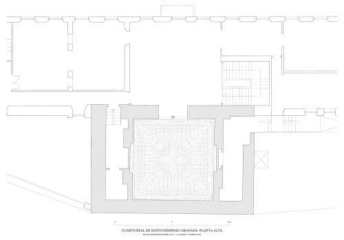 Cuarto Real de Santo Domingo (Granada) - Planta alta Qubba inicial