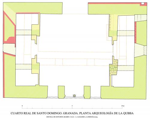Cuarto Real de Santo Domingo (Granada) - Planta arqueológica Qubba 