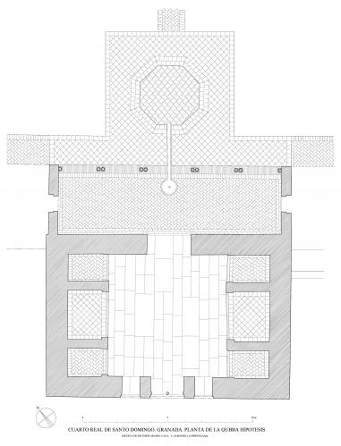 Cuarto Real de Santo Domingo (Granada) - Planta Qubba hipótesis