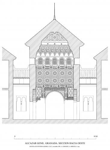 Alcázar Genil (Granada) - Sección hacia Oeste