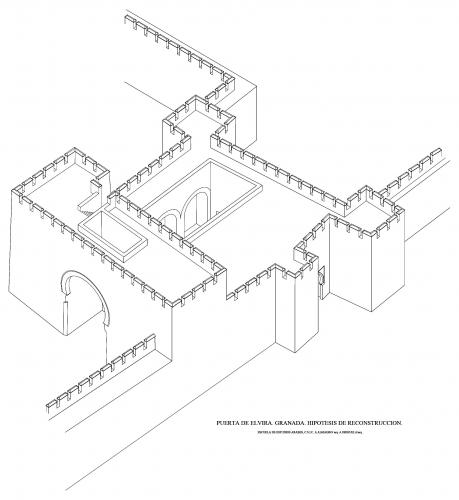 Puerta de Elvira (Granada) - Perspectiva general